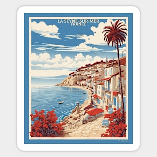 La Seyne Sur Mer France Vintage Travel Poster Tourism Sticker